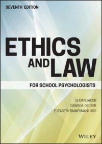 cover of the book Ethics and Law for School Psychologists