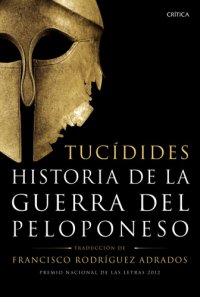 cover of the book Historia de la guerra del Peloponeso