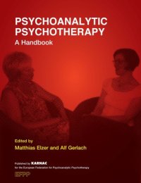 cover of the book Psychoanalytic psychotherapy: a handbook