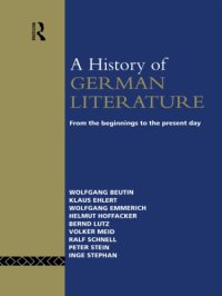 cover of the book A History of German Literature