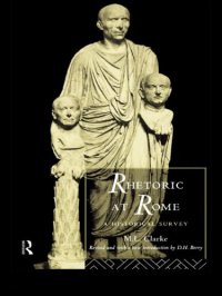 cover of the book Rhetoric at Rome: a historical survey