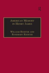 cover of the book American memory in Henry James: void and value