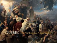 cover of the book Quebec: a painting by Adam Miller