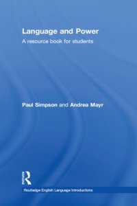 cover of the book Language and power: a resource book for students