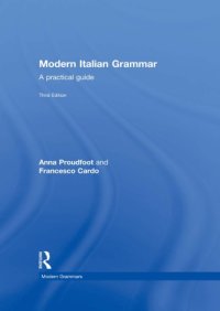 cover of the book Modern Italian grammar: a practical guide