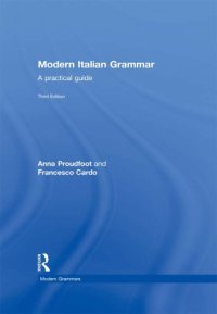 cover of the book Modern Italian grammar: a practical guide