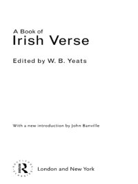 cover of the book A Book of Irish Verse