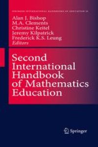 cover of the book Second International Handbook of Mathematics Education