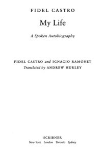 cover of the book Fidel castro: my life