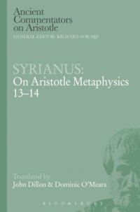 cover of the book On Aristotle Metaphysics 13-14