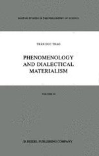 cover of the book Phenomenology and Dialectical Materialism