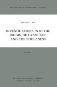 cover of the book Investigations into the Origin of Language and Consciousness