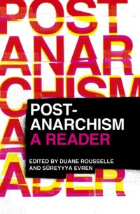 cover of the book Post-anarchism a reader