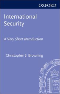 cover of the book International Security: A Very Short Introduction