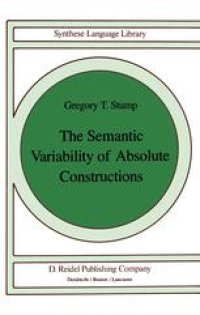 cover of the book The Semantic Variability of Absolute Constructions