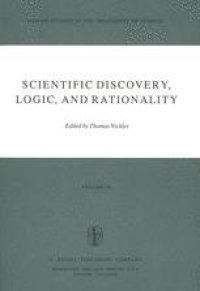 cover of the book Scientific Discovery, Logic, and Rationality