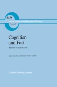 cover of the book Cognition and Fact: Materials on Ludwik Fleck