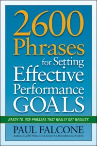 cover of the book 2600 phrases for setting effective performance goals: ready-to-use phrases that really get results