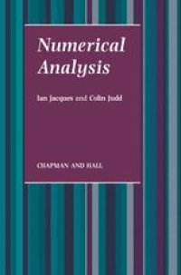 cover of the book Numerical Analysis