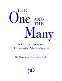 cover of the book The One and the Many: a Contemporary Thomistic Metaphysics