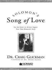 cover of the book Solomon's song of love: let the Song of Songs inspire your own romantic story