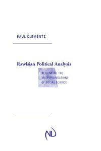 cover of the book Rawlsian political analysis: rethinking the microfoundations of social science