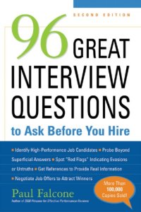 cover of the book 96 great interview questions to ask before you hire