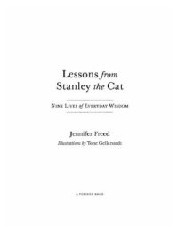 cover of the book Lessons from stanley the cat: nine lives of everyday wisdom