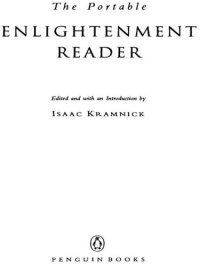 cover of the book The Portable Enlightenment Reader