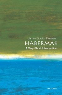 cover of the book Habermas: a very short introduction