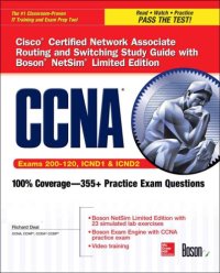 cover of the book CCNA Cisco Certified Network Associate Routing and Switching Study Guide , with Boson NetSim Limited Edition (Exams 200-120, ICND1, & ICND2)