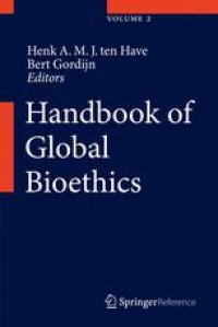 cover of the book Handbook of Global Bioethics