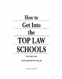 cover of the book How to get into the top law schools