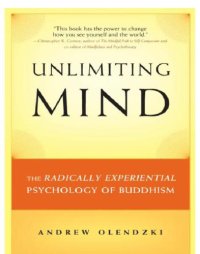 cover of the book Unlimiting Mind: the Radically Experiential Psychology of Buddhism