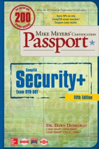 cover of the book Mike Meyers' CompTIA Security+ Certification Passport (Exam SY0-501)