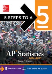 cover of the book 5 Steps to a 5 AP Statistics, 2014-2015 Edition