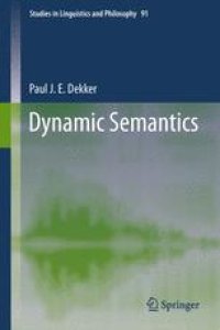 cover of the book Dynamic Semantics