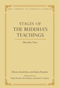 cover of the book Stages of the Buddha's teachings: three key texts