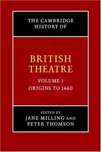 cover of the book The Cambridge History of British Theatre