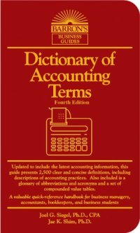 cover of the book Dictionary of Accounting Terms