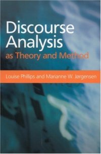 cover of the book Discourse Analysis as Theory and Method