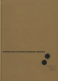 cover of the book Introduction to Applied Numerical Analysis