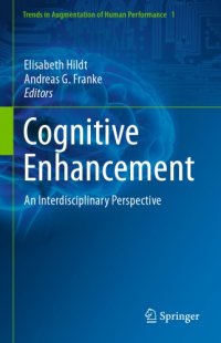 cover of the book Cognitive enhancement an interdisciplinary perspective