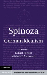 cover of the book Spinoza and German idealism