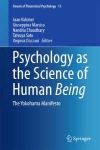 cover of the book Psychology as the Science of Human Being: The Yokohama Manifesto