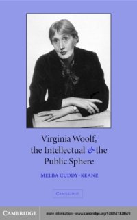 cover of the book Virginia Woolf, the intellectual, and the public sphere