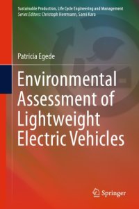 cover of the book Environmental Assessment of Lightweight Electric Vehicles