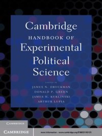 cover of the book Cambridge Handbook of Experimental Political Science