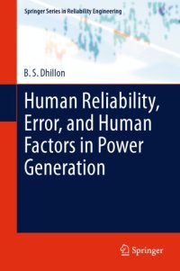 cover of the book Human Reliability, Error, and Human Factors in Power Generation