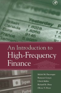 cover of the book An Introduction to High-Frequency Finance